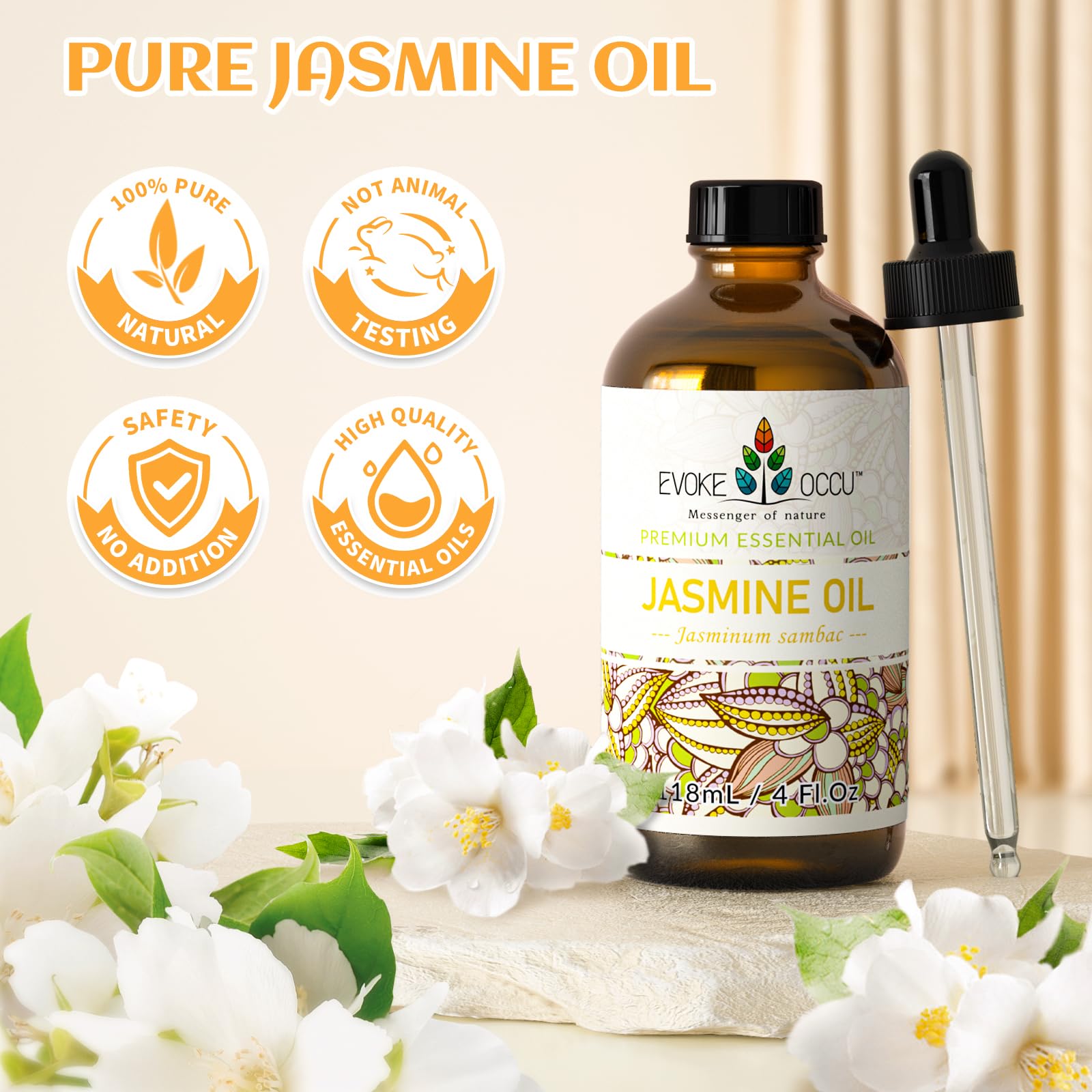 EVOKE OCCU Jasmine candle soap making setup highlights DIY fragrance.