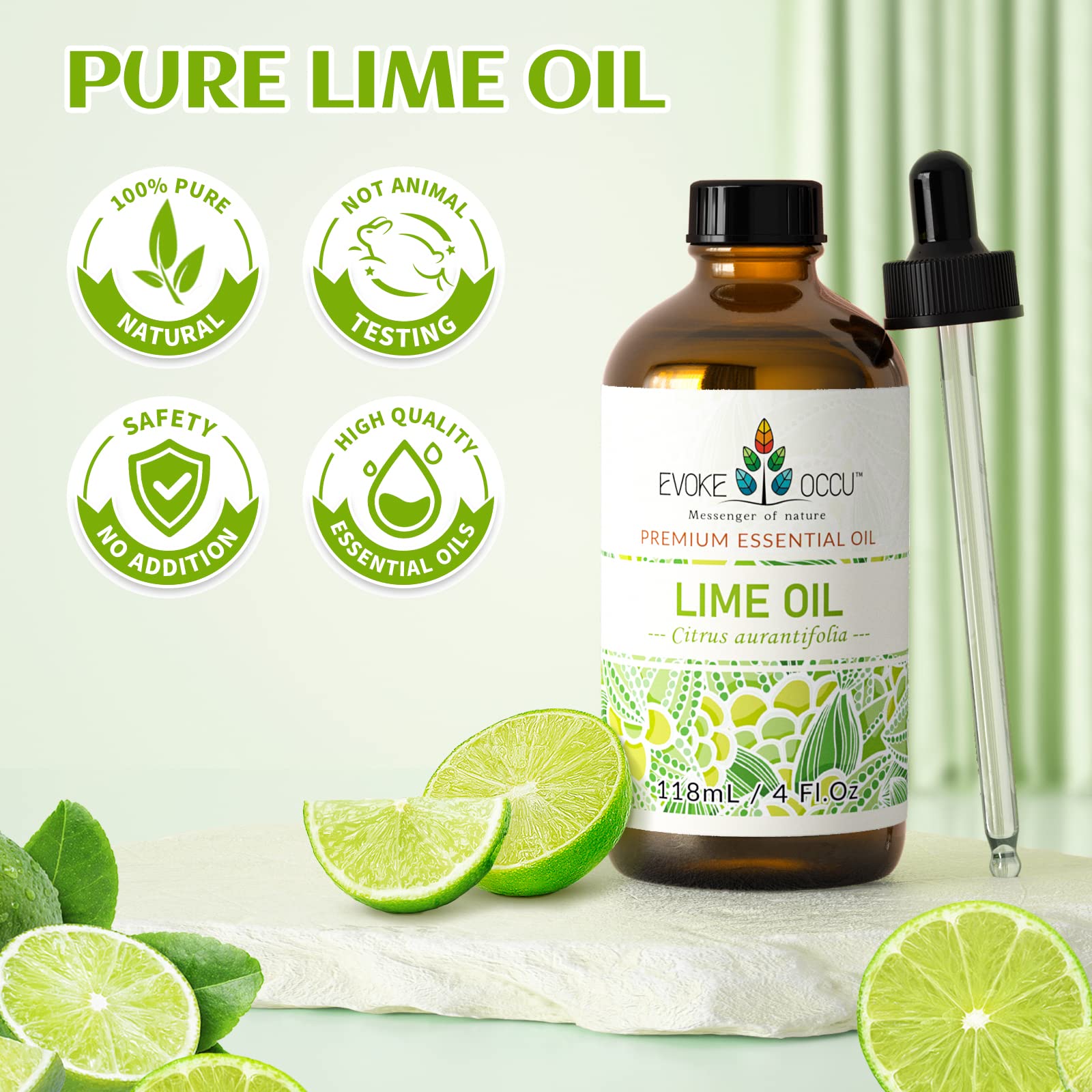 Evoke Occu Pure Lime hair care use, nourishing roots and strands with aroma.