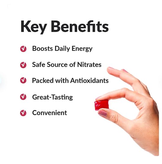 Evsemo Total Beets Acai Berry chews, vibrant color and on-the-go snack.