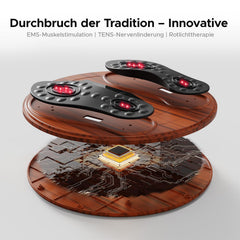 Exbushwren EMS Foot Massager side profile shows ergonomic design for comfortable sessions