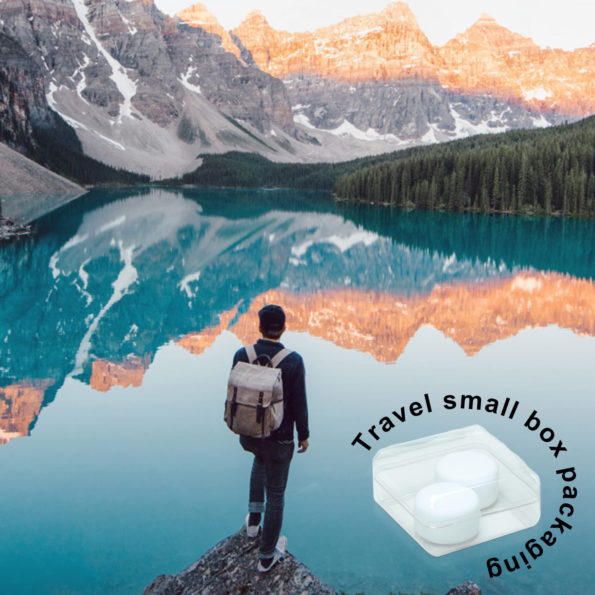 EXGOX ear plugs suitable for swimming, sleeping, and travel