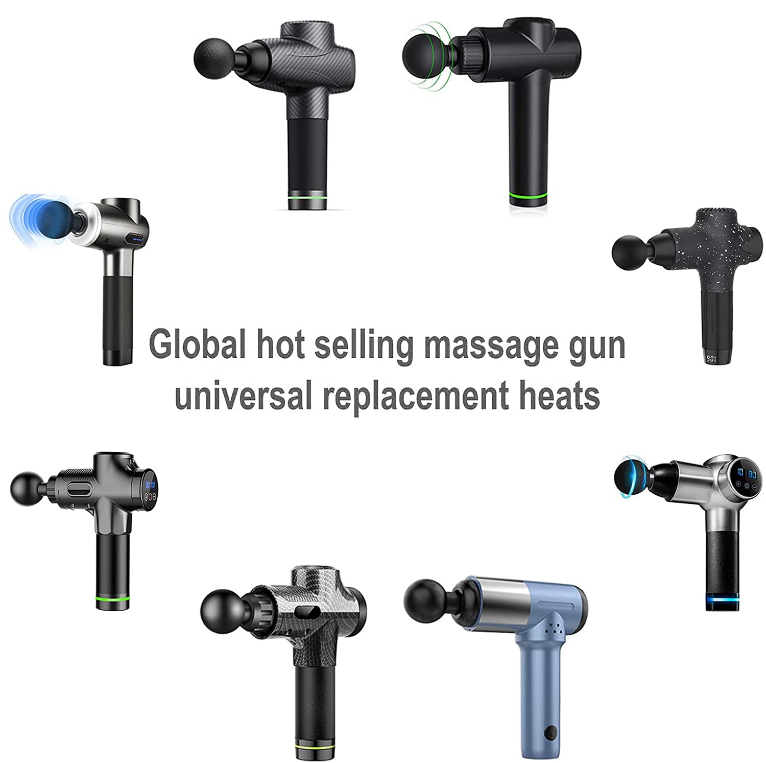 Existkey Hypervolt Go fork head attachment for contouring multiple muscles