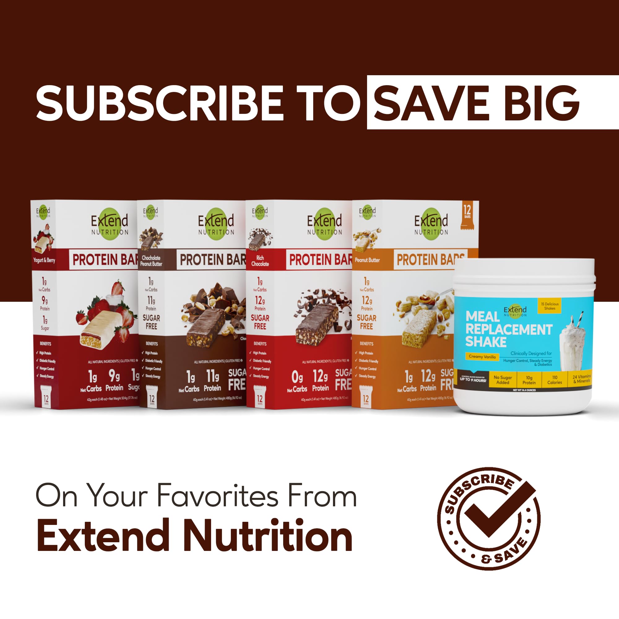 Extend Bar in gym bag ready for pre- or post-workout fueling.