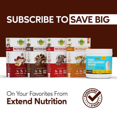 Extend Bar in gym bag ready for pre- or post-workout fueling.