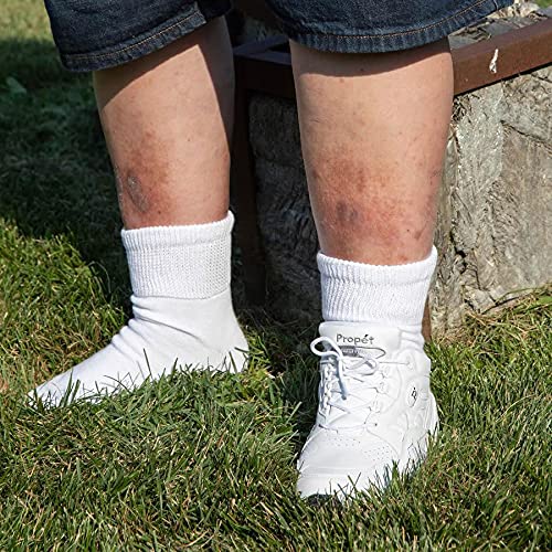 Extra Wide Quarter Sock made in USA label highlights domestic manufacturing and quality control