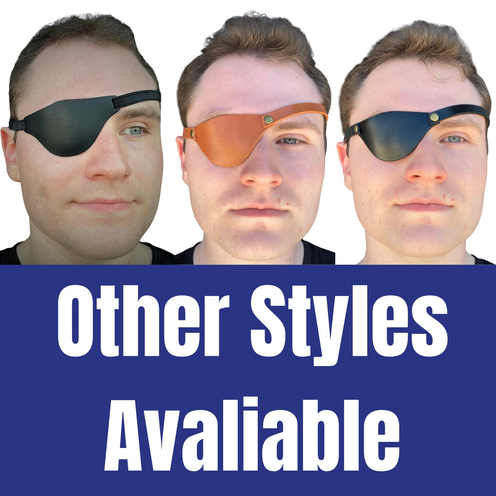 Soft skin friendly brown finish of Extraordinary Commissary eye patch