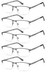 EYECEDAR 5-pack reading glasses with blue light blocking for daily use