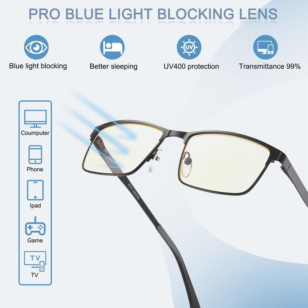 EYECEDAR computer reading glasses designed for screen work and clear text