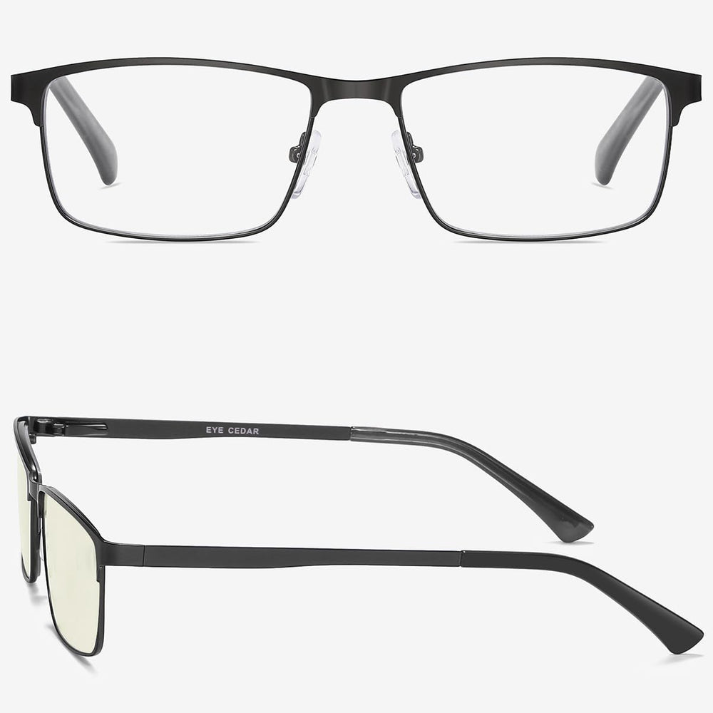 EYECEDAR matte grey reading glasses for versatile daily use