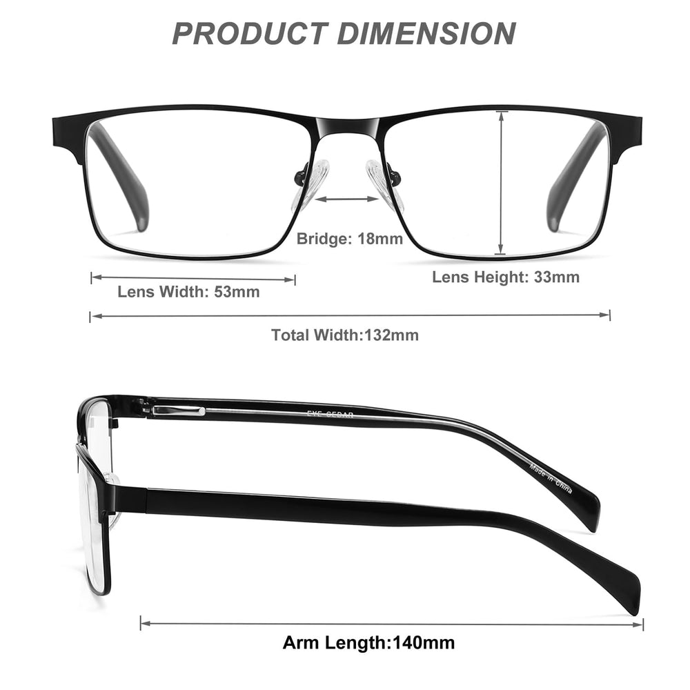 EYECEDAR durable metal frames and temples built for regular wear