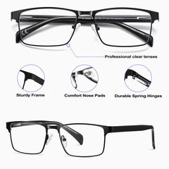 EYECEDAR lightweight frames with silicone nose pads for all-day comfort