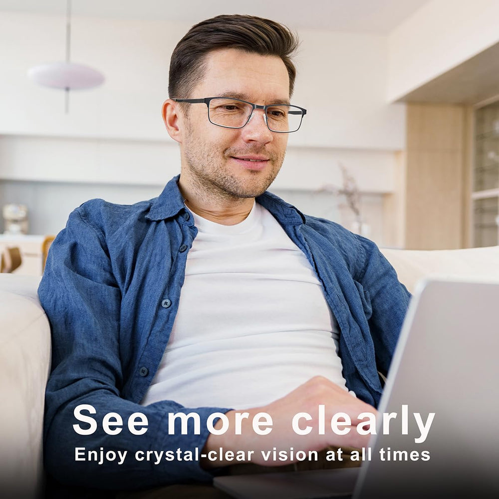 EYECEDAR soft silicone nose pads ensure a comfortable, secure fit.