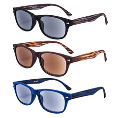 EYEGUARD sunglasses readers front view for all-day comfort and versatile use.