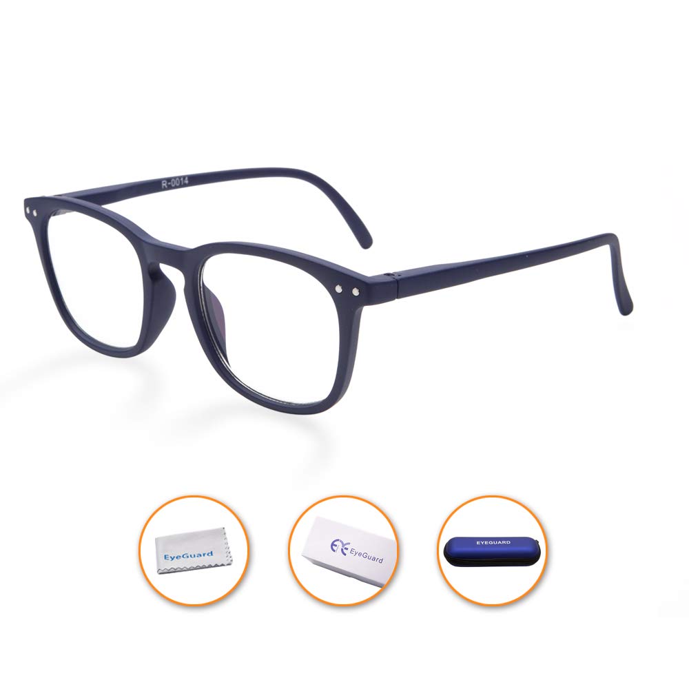 EYEGUARD colorful rectangular frames with spring hinges for kids