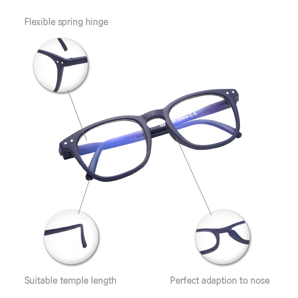 EYEGUARD lightweight design with spring hinges for active wear
