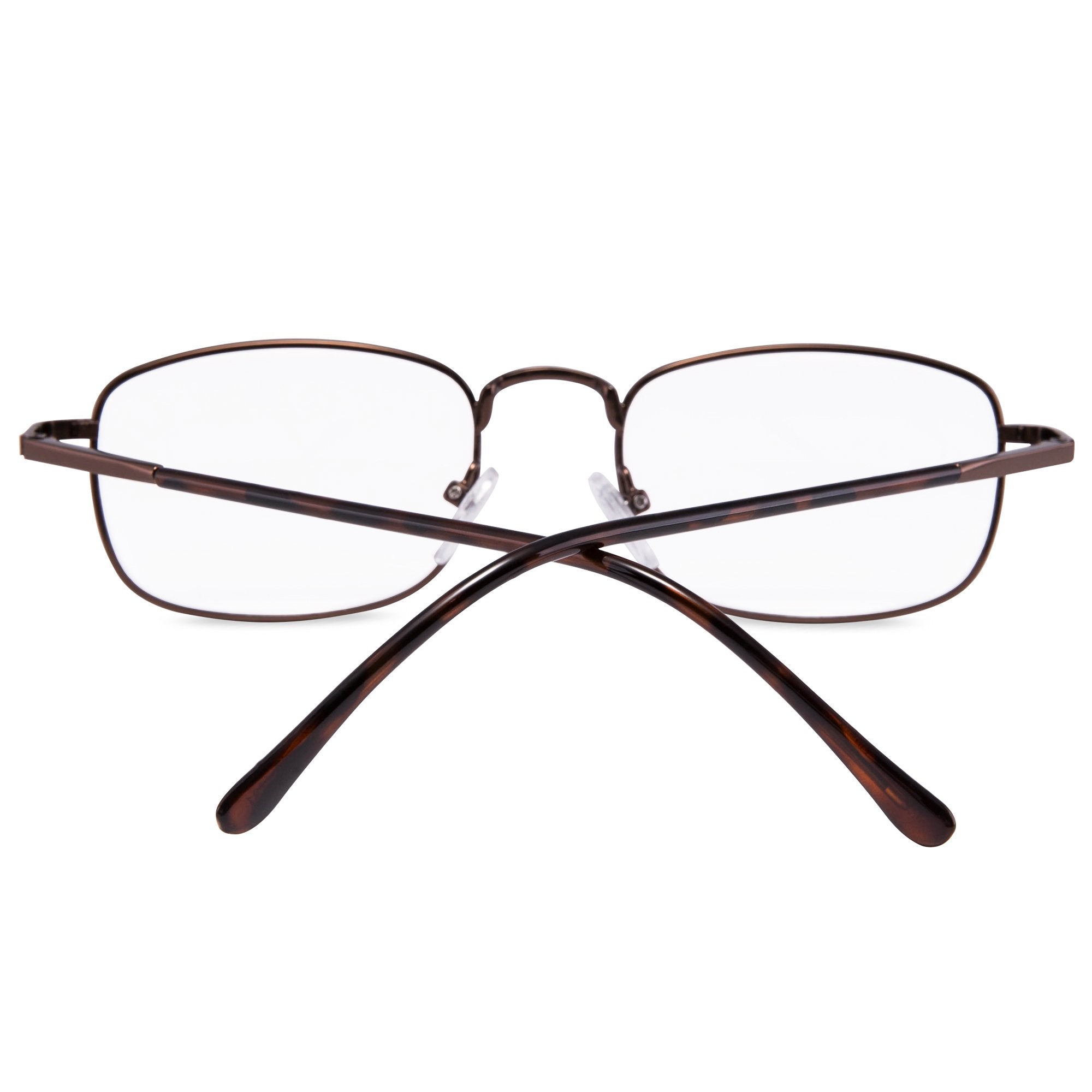 EYEGUARD metal-frame glasses with acrylic anti-scratch lenses for clarity