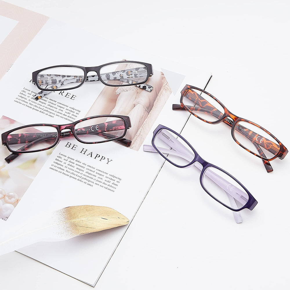Gift-ready EYEGUARD Readers packaging with patterned glasses and pouch