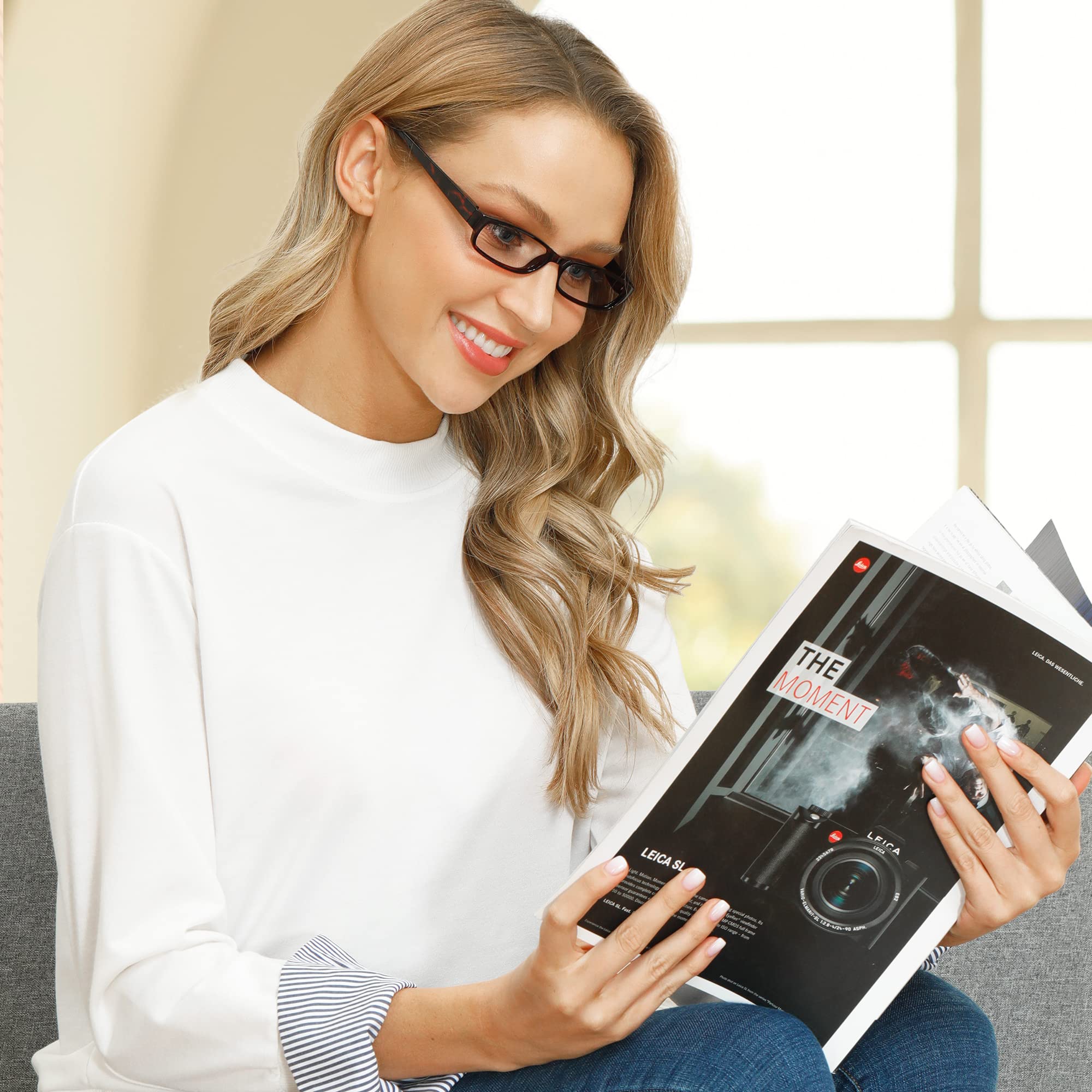 Eyeguard Readers lightweight frame and hinges promise comfortable daily use