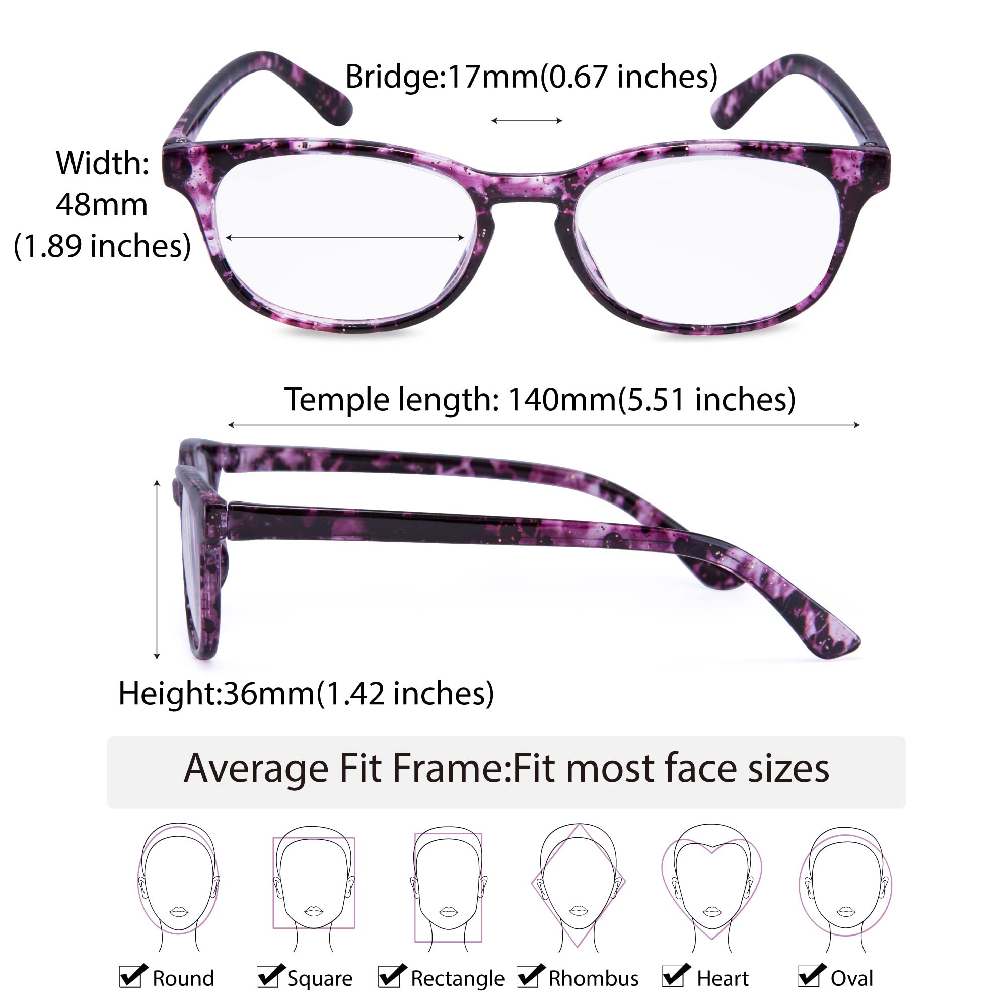 EYEGUARD anti-scratch lenses maintain clarity for reading tasks.