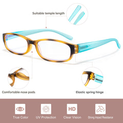 EYEGUARD spring hinge frames, lightweight and comfortable for long use.