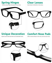 Eyekepper clear lenses deliver crisp vision for close tasks.