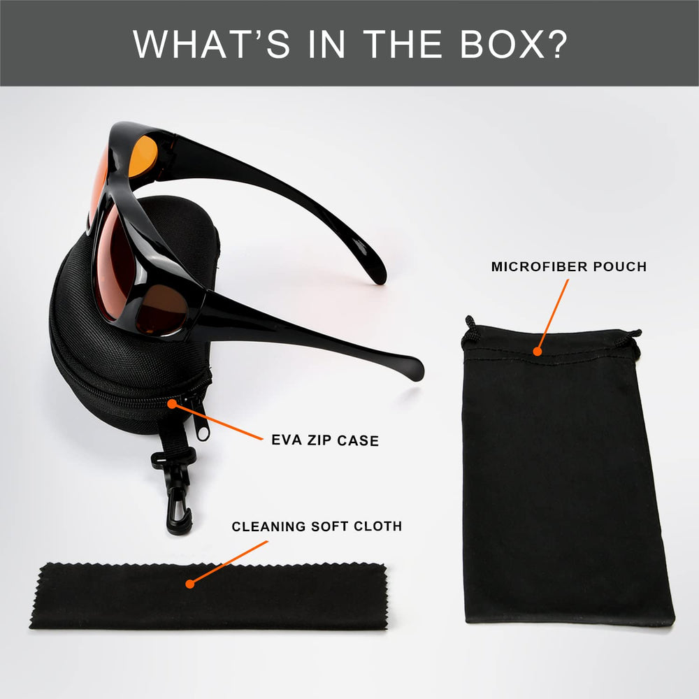 Eyekepper EVA zip case keeps lenses secure on travels.