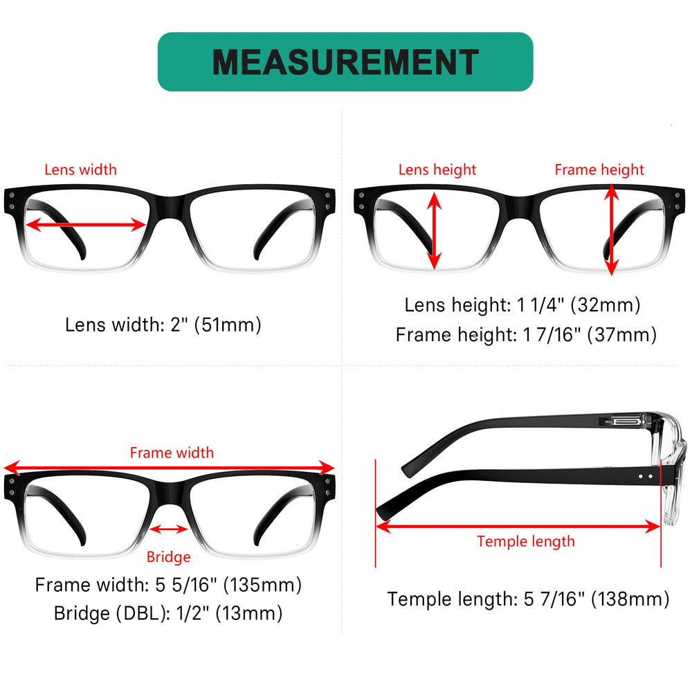 eyekepper mens reading glasses travel case and on-the-go usability