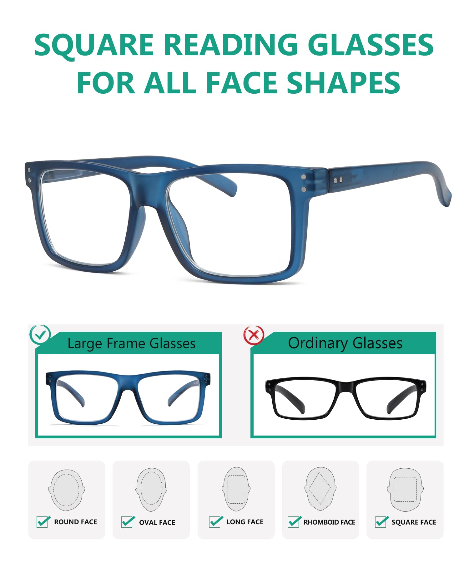 Eyekepper reading glasses on a desk for comfortable extended reading.