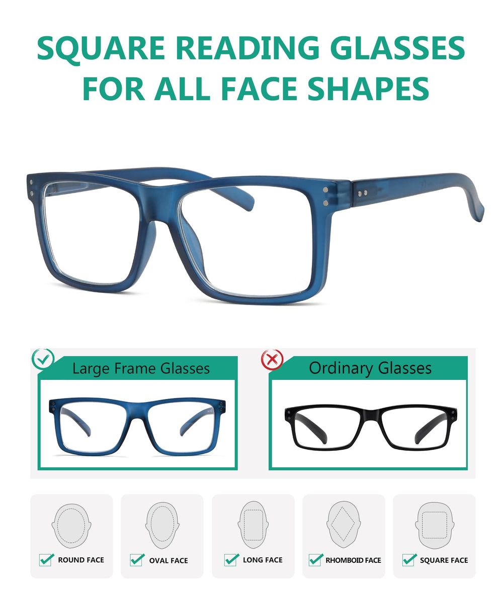 Eyekepper reading glasses on a desk for comfortable extended reading.