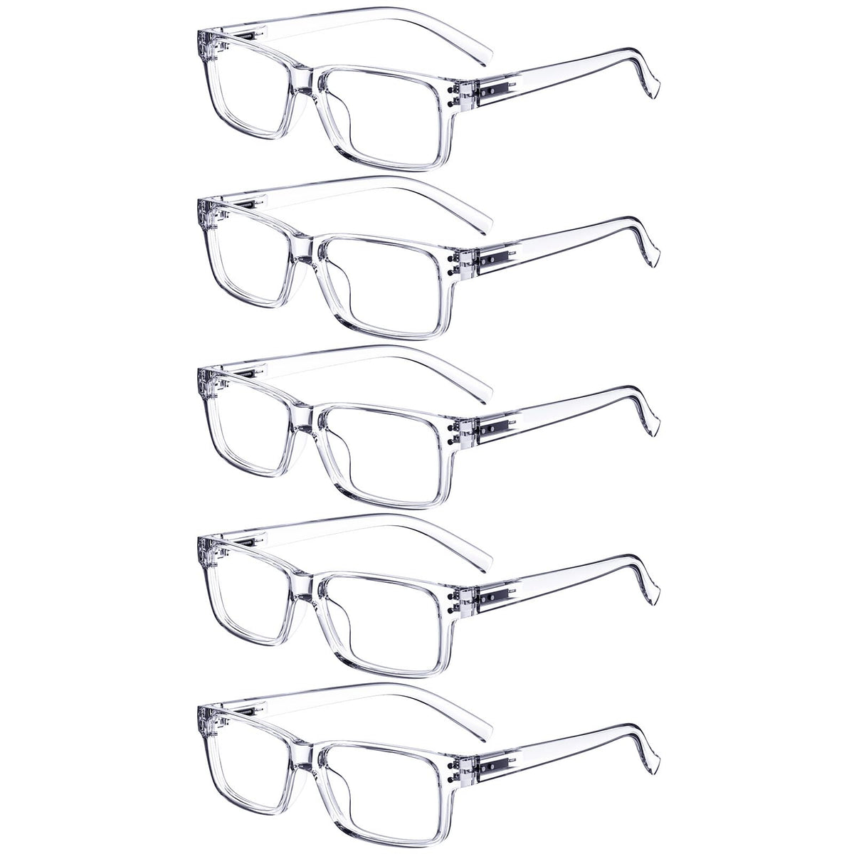 Eyekepper vintage men's reading glasses front view for everyday reading.