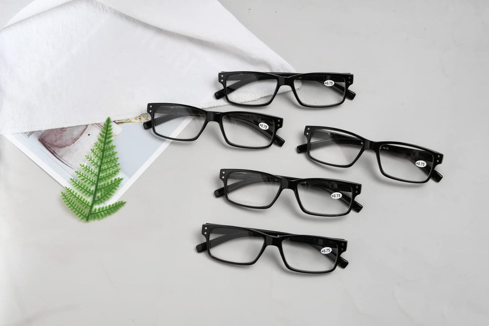 Eyekepper vintage reading glasses back view reveals balanced silhouette and durability.