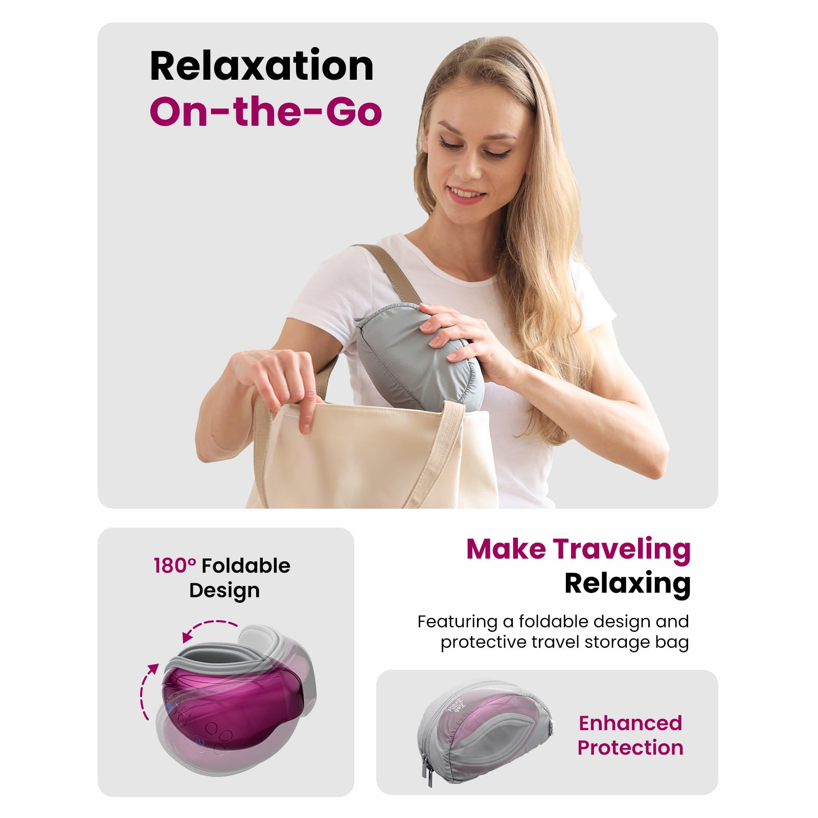 EyeOasis 3 Massager arrives in a gift-ready package for gifting.