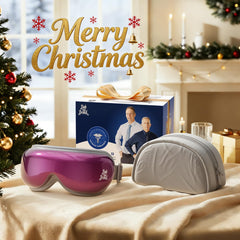 EyeOasis 3 Massager heat settings provide comforting warmth for focused relaxation.