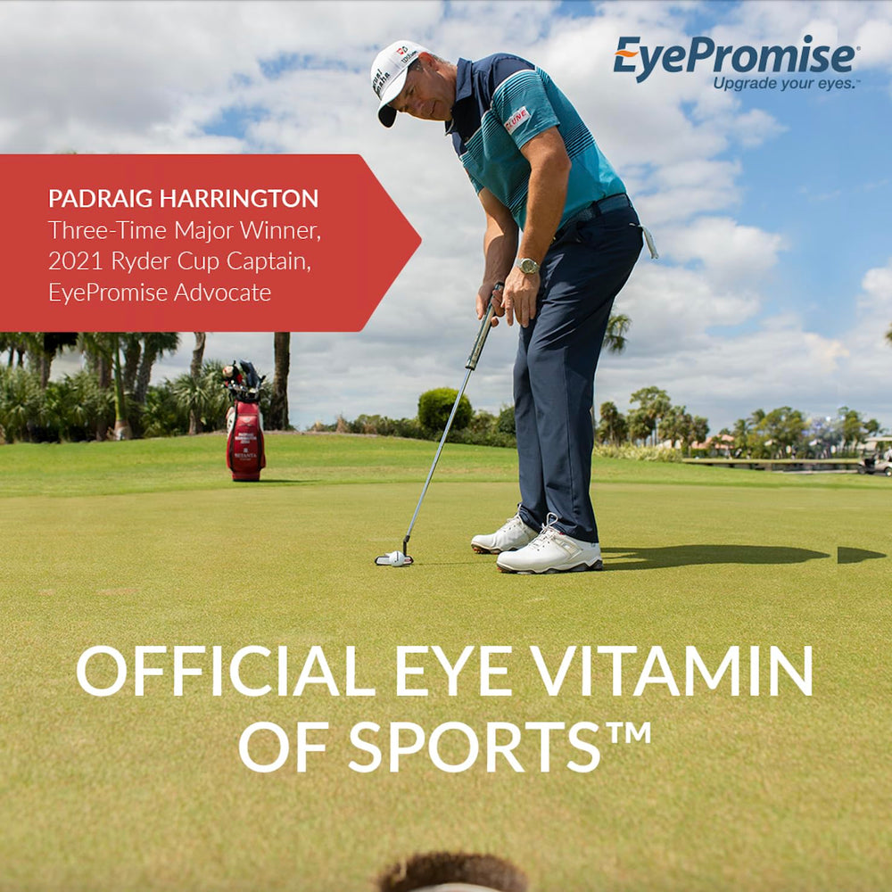 EyePromise DVS daily dose two softgels with a meal.