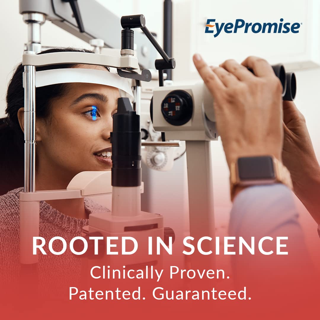 EyePromise DVS ingredient label highlights zeaxanthin and lutein.