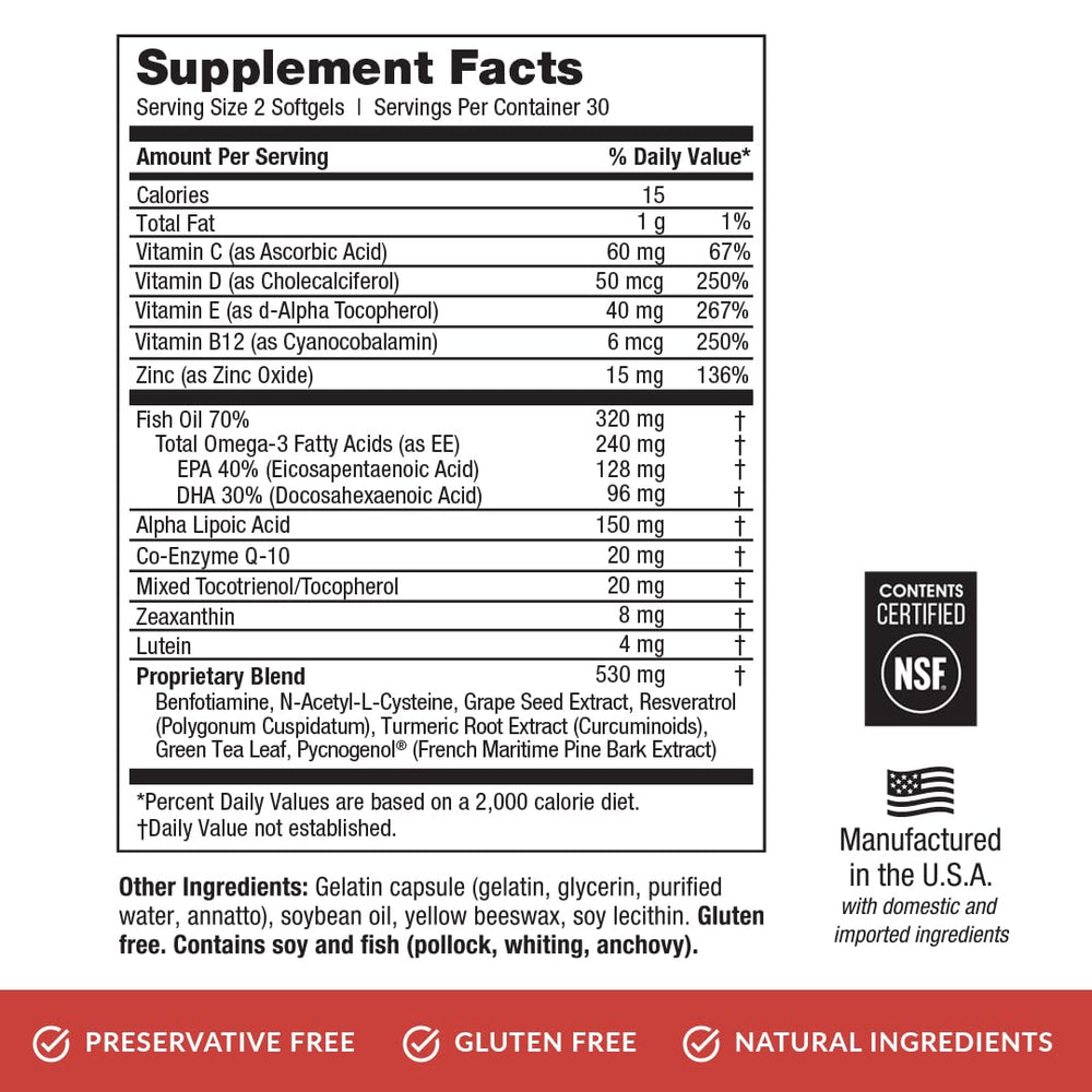EyePromise DVS vegetarian-friendly formula suitable for plant-based diets.