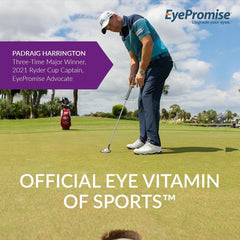 Closeup of EyePromise Restore softgels shows smooth, easy-to-swallow capsules