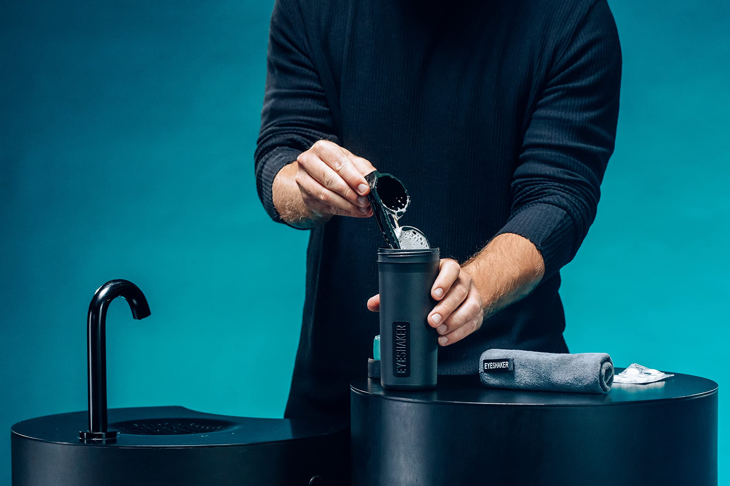 Eyeshaker four-step process delivers consistent results in seconds