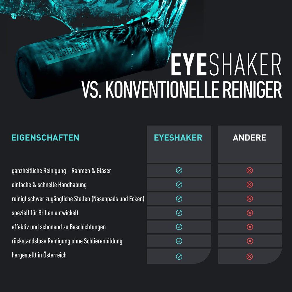 Eyeshaker modern design doubles as home decor while keeping glasses tidy