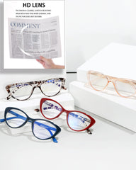 EYEURL anti-glare UV400 lenses reduce reflections for easier reading