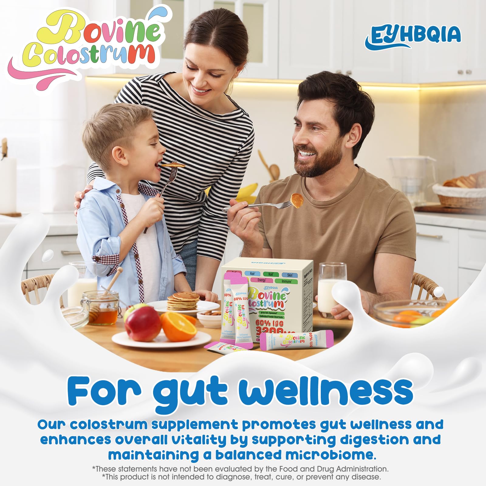 EYHBQIA colostrum powder eco-sourcing emphasizes sustainable farming