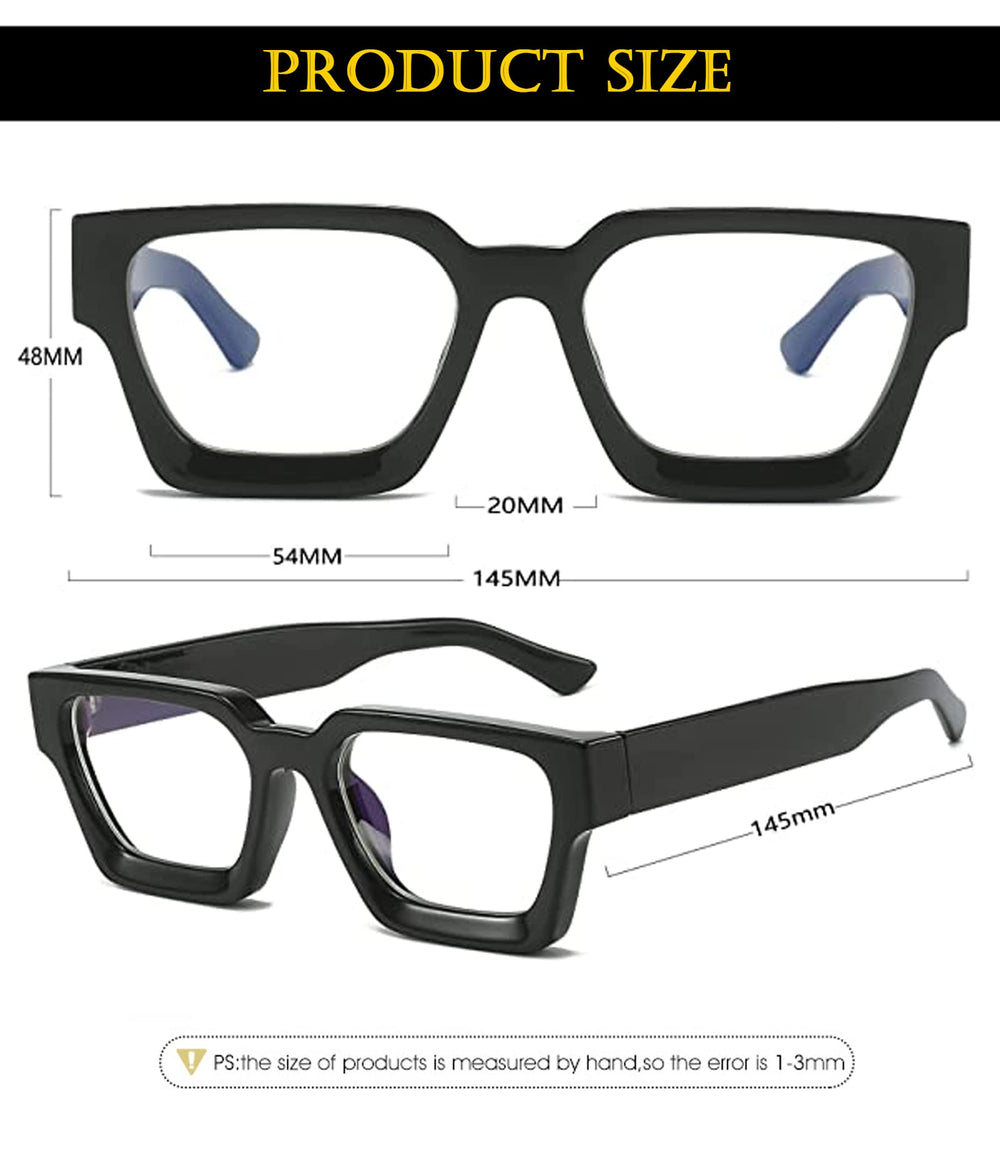 EYLRIM glasses on a desk setup, ideal for extended work sessions.