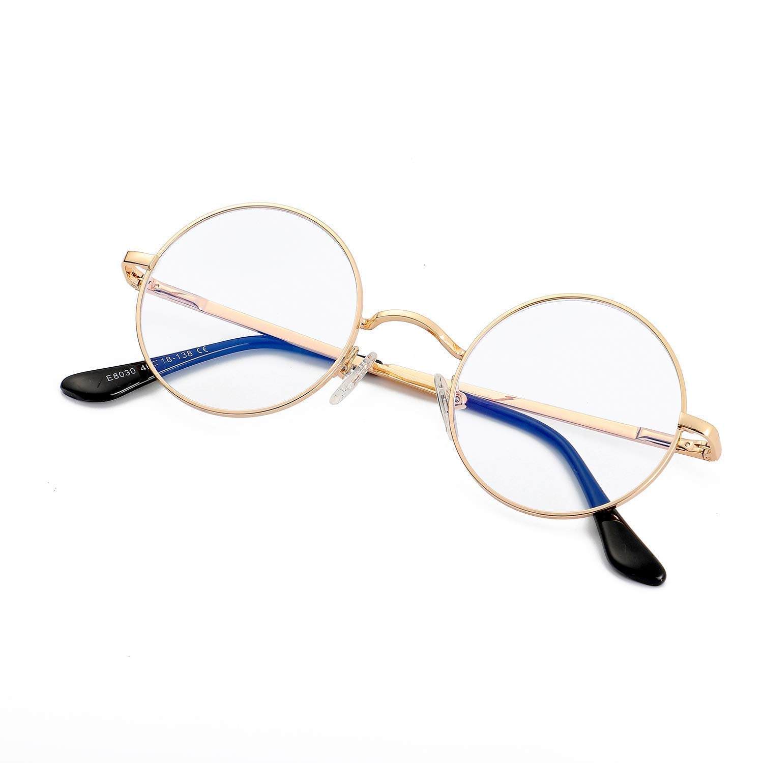EYLRIM blue light glasses packaging with pouch and microfiber cloth.