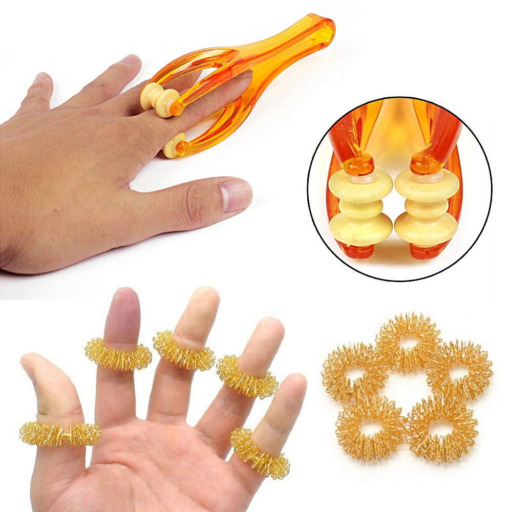 eyxformula acupressure rings spiky set targets pressure points for quick relief