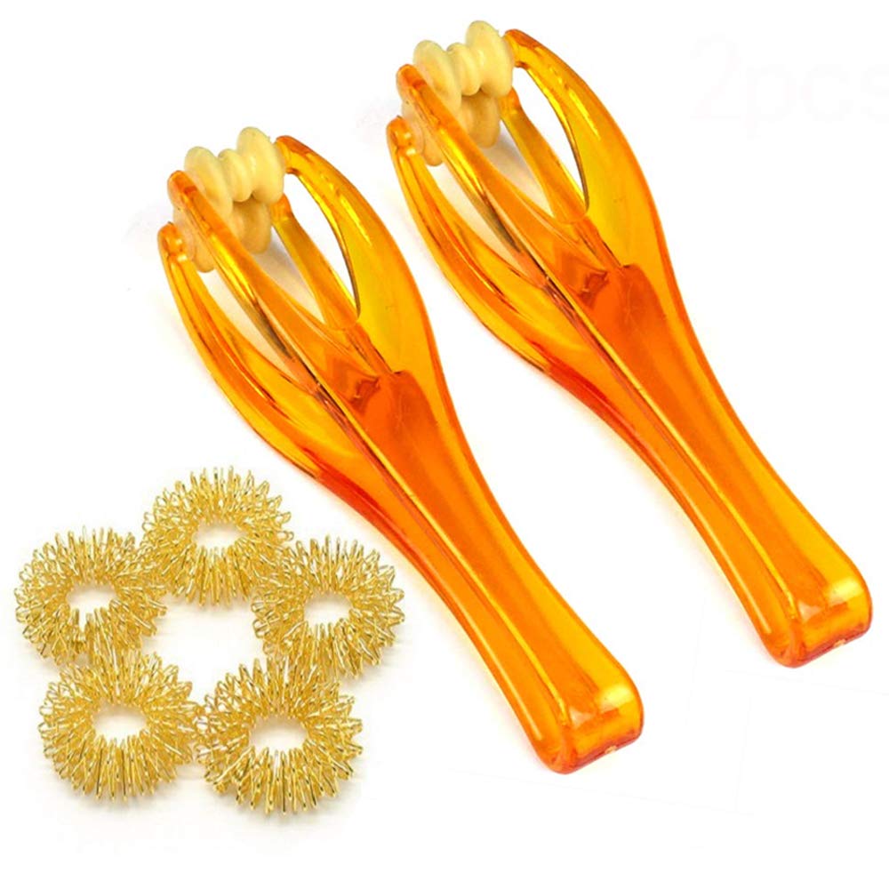 eyxformula two-finger massager roller eases finger stiffness and promotes circulation