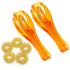 eyxformula two-finger massager roller eases finger stiffness and promotes circulation