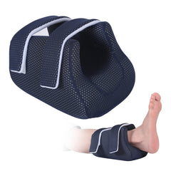 EZ Assistive Heel Protector Cushion in-bed use reduces heel pressure for bedridden users.