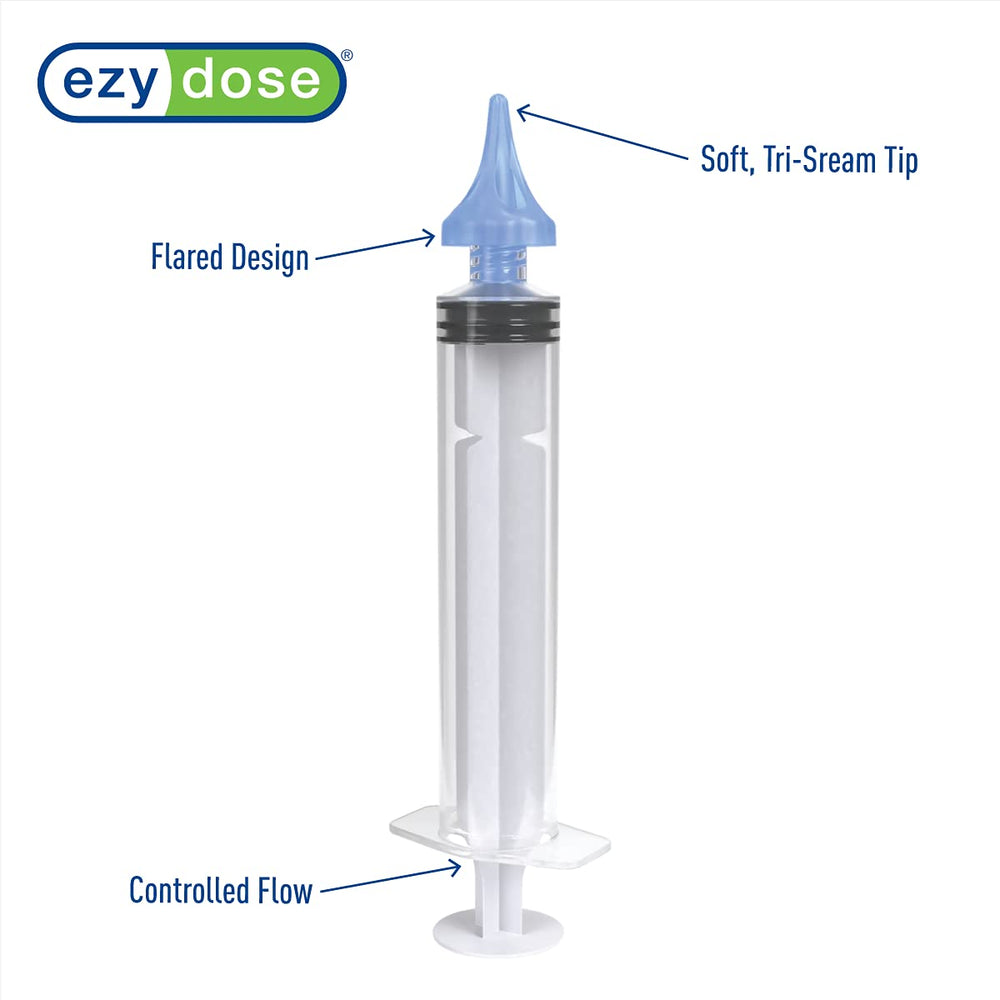 EZY DOSE ear-cleaning-flared-design helps prevent over-insertion during use