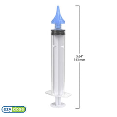 EZY DOSE ear-wax-syringe-20ml-capacity shows ample room for cleansing solution