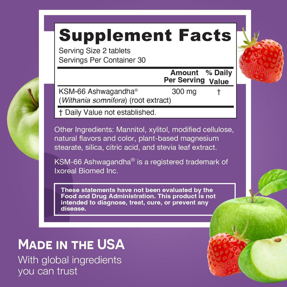 EZ Melts apple berry flavor dissolvable tablet, easy to take.